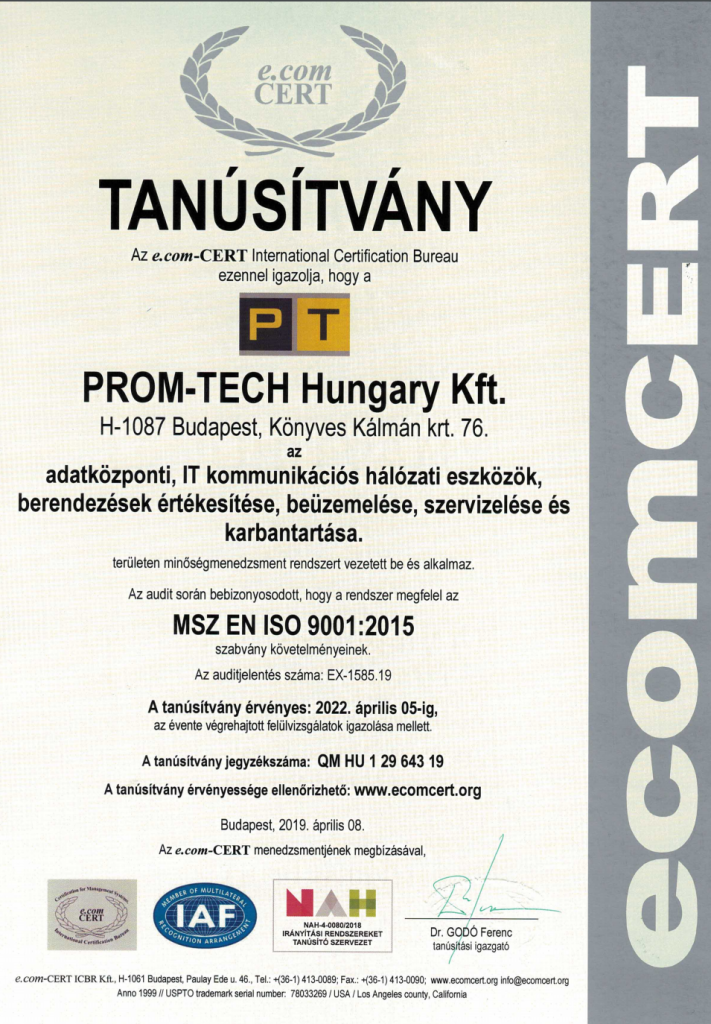 2019-04 ISO 9001-2015 HUN